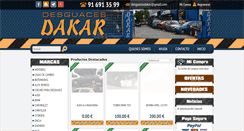 Desktop Screenshot of desguacesdakar.com